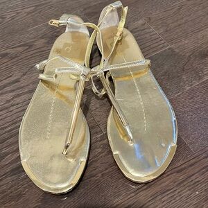 Dolce vita gold sandals